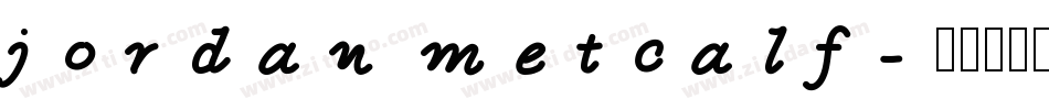 jordan metcalf字体转换